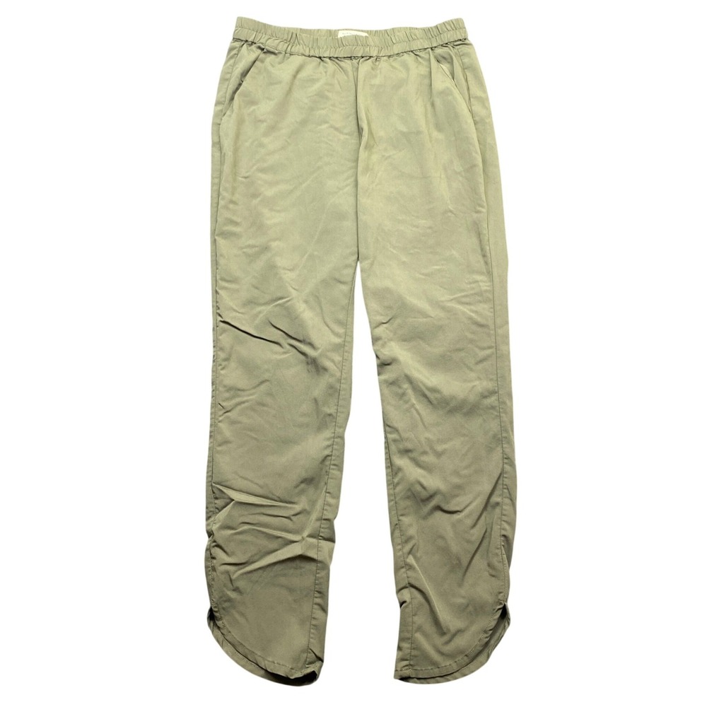 Marine Layer Re-Spun Allison Pants Jogger Olive Green Small Tencel Blend